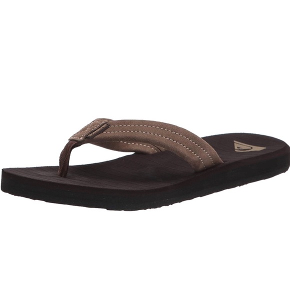 Quiksilver Men's Carver Suede Sandals Beach Flip Flops size 9 - Picture 7 of 7